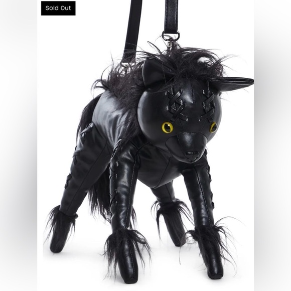 Dolls Kill Hexed Kitty faux leather crossbody bag - Picture 3 of 12